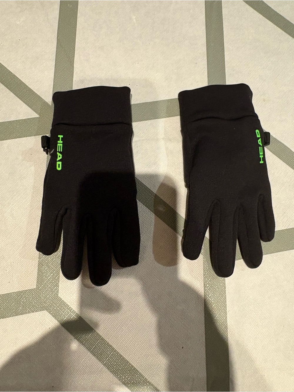 HEAD Men's Black Winter Touchscreen Gloves